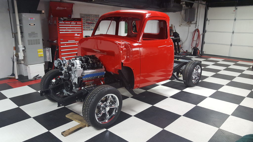 1950 Chevy Truck Body Install Full Octane Garage