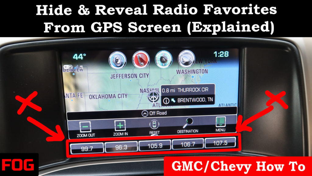 GMC/Chevy Hide Or Reveal Radio Favorites (Explained) | Full Octane Garage